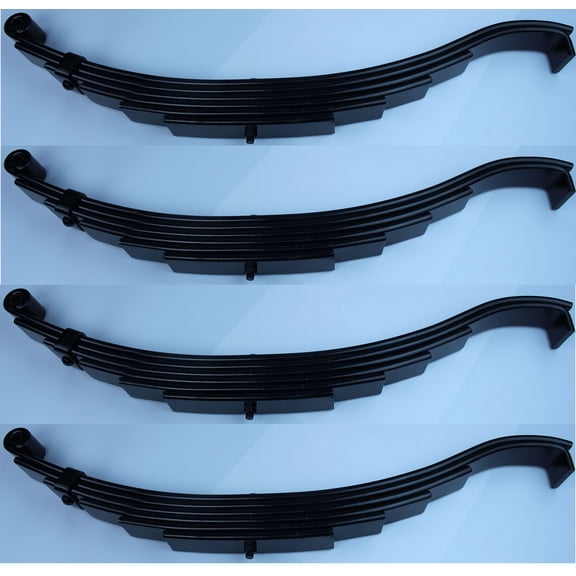 (Set 4) 6 Leaf 29.5" Slipper Trailer Leaf Springs 4000 lbs. for 7k-8k axles