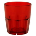 Set of 4 9 Ounce Red Shatterproof Plastic Tumblers BPA Free