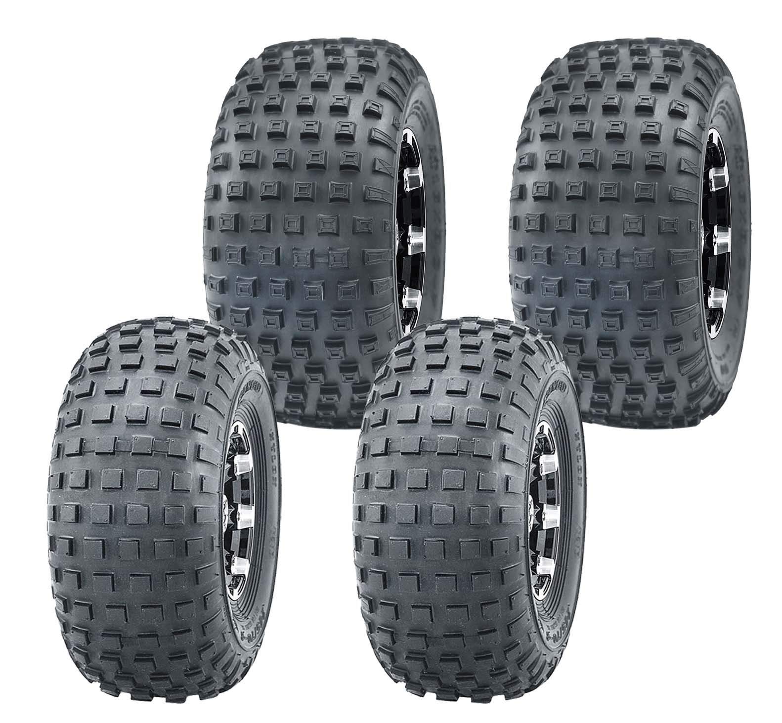 Set Of 4 WANDA ATV Tires - 16x8-7, 4PR, 16x8x7, Load Index 20, Speed Index F