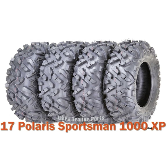 Set 4 ATV UTV Tires 26x8-14 & 26x10-14 for 17 Polaris Sportsman 1000 XP