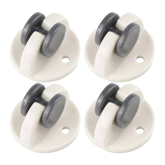 Set of 4 Adhesive Furniture Rollers Universal Pasteable Pulley 2x3cm Storage Box Under Bed Moving Wheels for Home Office Easy Installation No Drilling