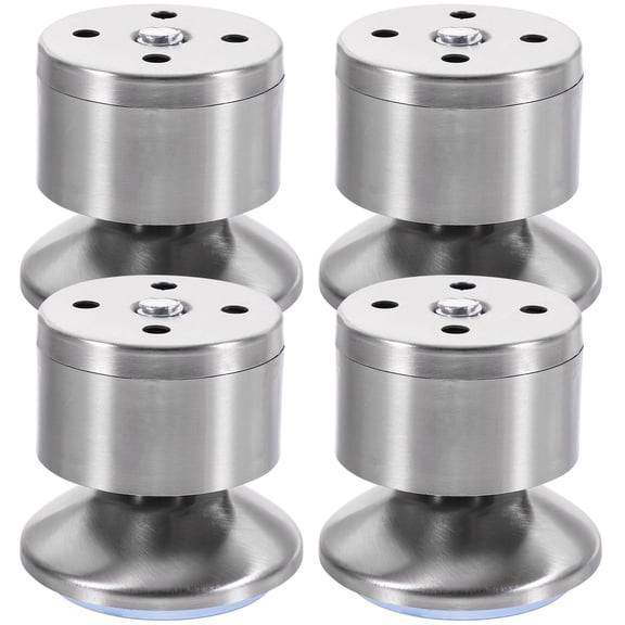 ULTNICE Furniture Leg Leveler Solid Steel Furniture Feet 4Pcs 1.2x2.0x2.0in