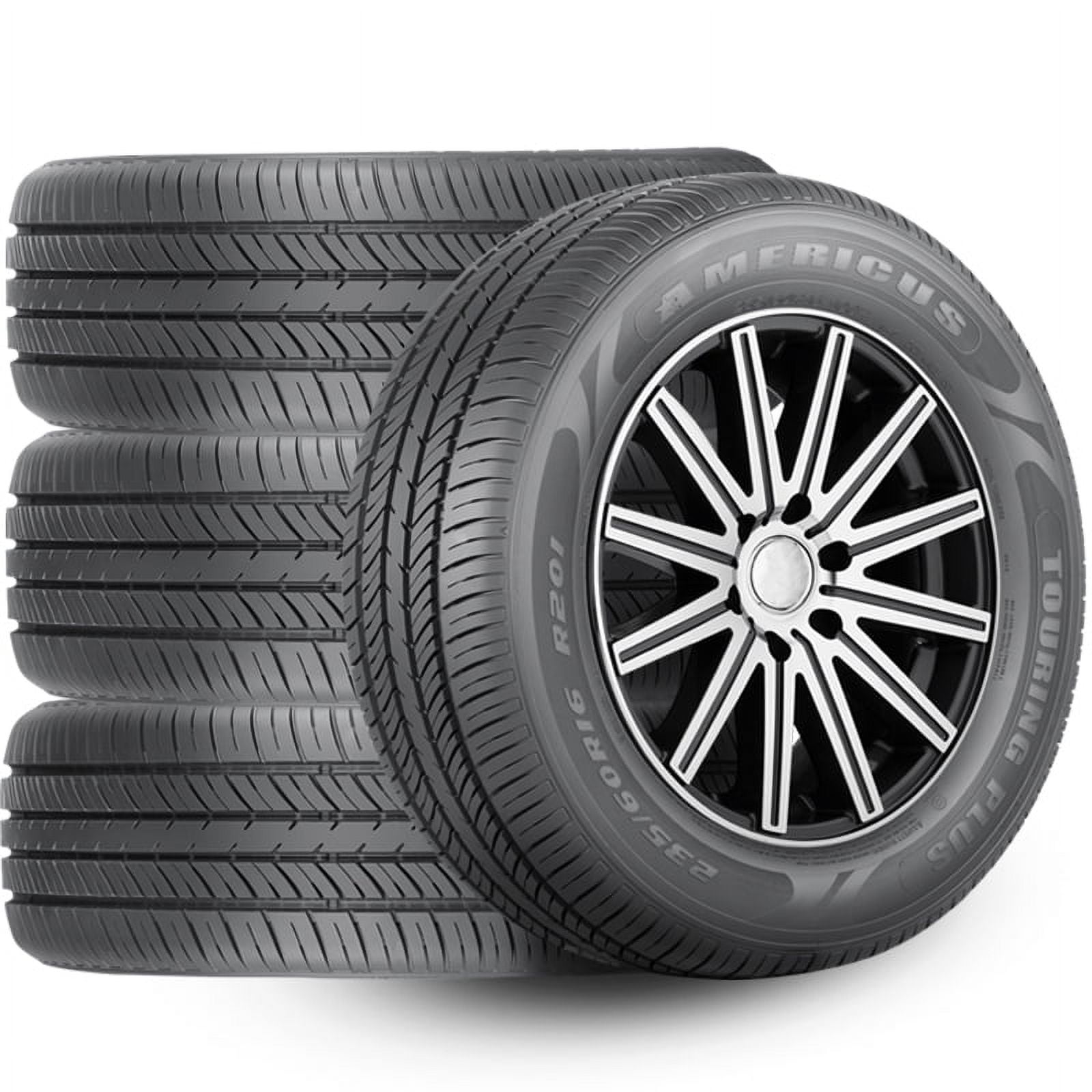 Set of 4 Americus Touring Plus 235/60R16 100H Tire, 60,000 Mileage