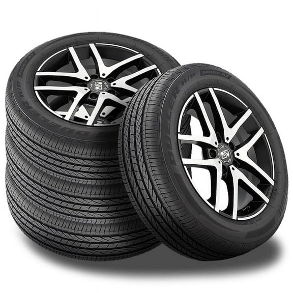 Set of 4 Bridgestone Dueler H/P Sport AS 235/55R20 102H All Season 40k Mile SUV Tires BR004440 / 235/55/20 / 2355520 Fits: 2017-20 Cadillac XT5 Premium Luxury, 2014-17 INFINITI QX60 Hybrid
