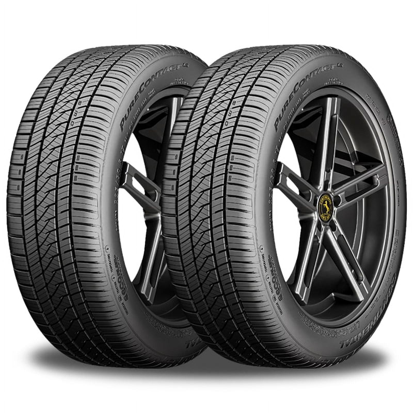 Set of 4 Continental PureContact LS 225/45R18 91V All Season Grand