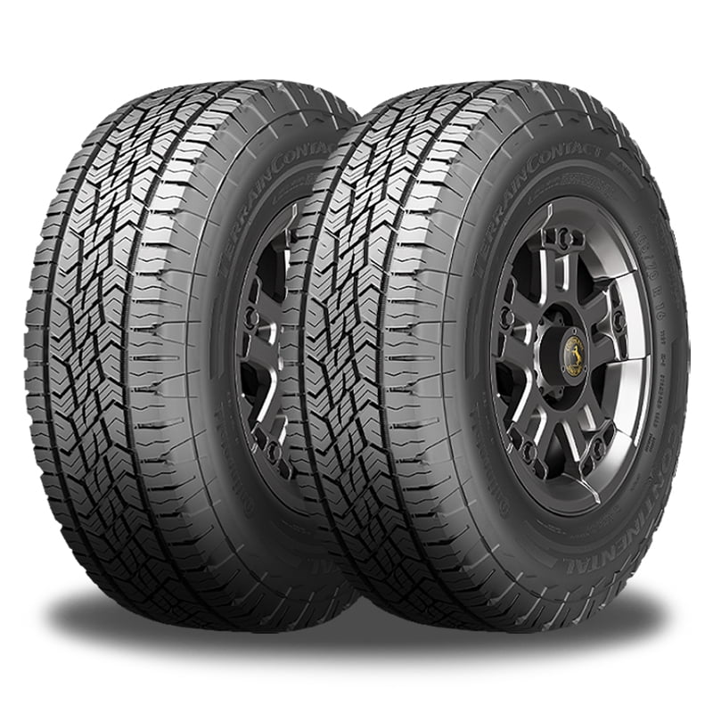 Set of 4 Continental TerrainContact A/T 285/60R20 125S E/10 60K Mile
