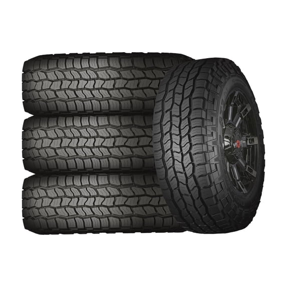 Set of 4 Cooper Discoverer AT3 XLT LT275/55R20 120/117S E Tires Fits: 2018 Chevrolet Silverado 1500 High Country, 2014-16 Chevrolet Silverado 1500 High Country