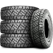 Set of 4 FOUR Americus Rugged A/TR LT 245/75R16 Load E 10 Ply R/T Rugged Terrain Tires Fits 2015 Toyota Tacoma TRD Pro, 1995-2002 Chevrolet Tahoe LT