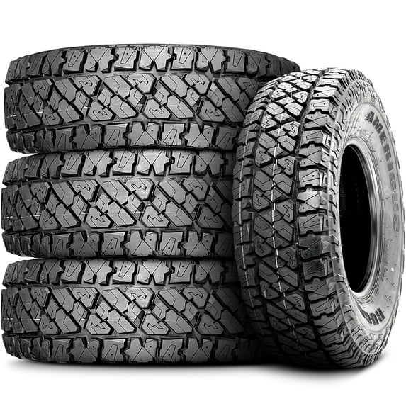 Set of 4 (FOUR) Americus Rugged A/TR LT 265/60R20 Load E 10 Ply RT R/T Rugged Terrain Tires Fits: 2021-23 Chevrolet Silverado 1500 LT Trail Boss, 2015-19 Chevrolet Silverado 2500 HD High Country