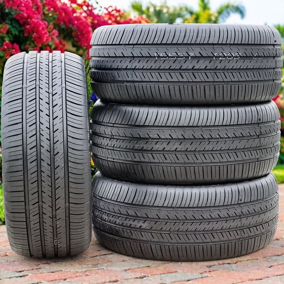 Set of 4 (FOUR) Atlas Force UHP 205/40R18 86W XL A/S High Performance Tires Fits: 2012-15 Mini Cooper Roadster John Cooper Works, 2009-11 Mini Cooper John Cooper Works Clubman