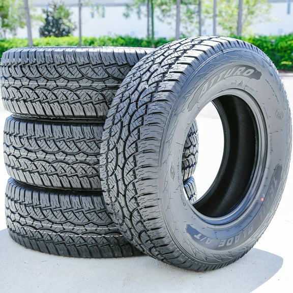Set of 4 (FOUR) Atturo Trail Blade A/T LT 265/75R16 Load E (10 Ply) AT All Terrain Tires Fits: 1996-99 Chevrolet Tahoe Base, 2000-02 Dodge Ram 2500 Base