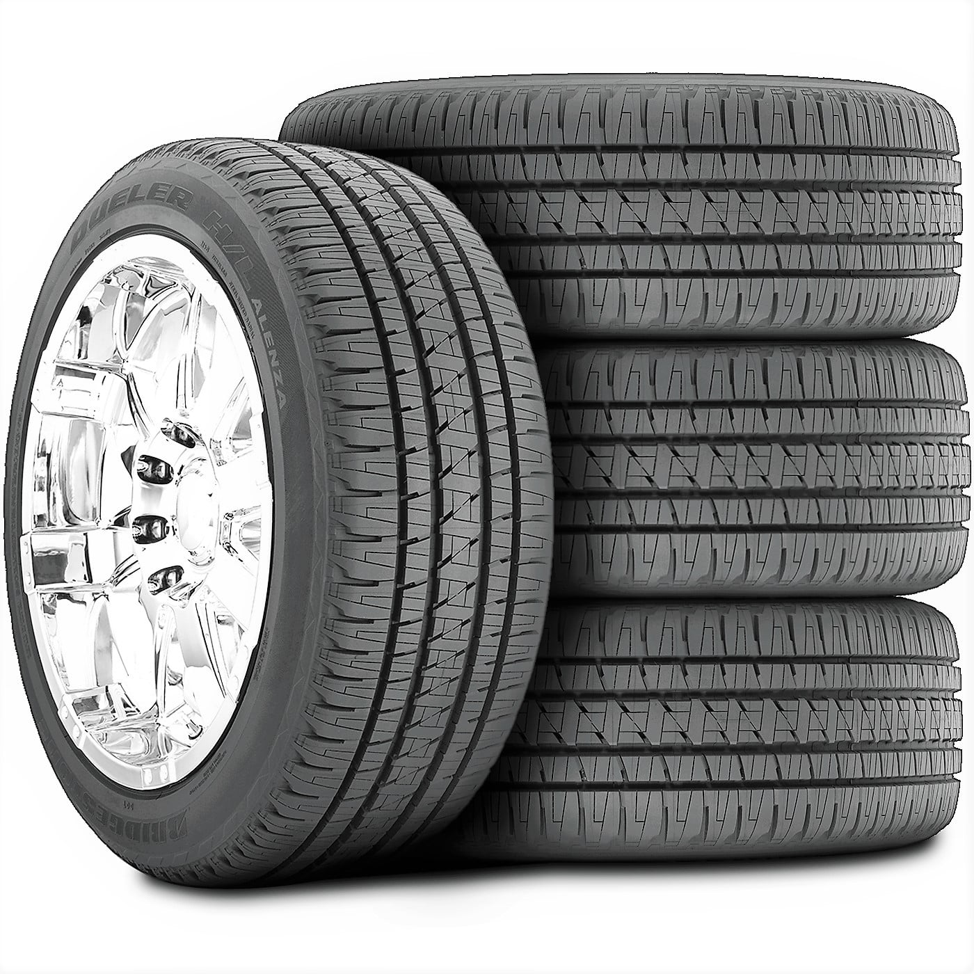 Bridgestone Dueler H/L Alenza All Season Tires, 275/55R20 113T A/S, Set ...