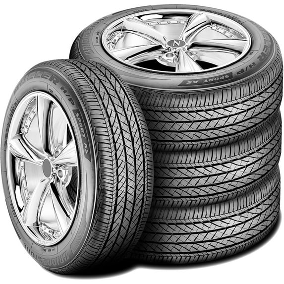 Set of 4 (FOUR) Bridgestone Dueler H/P Sport AS 235/55R20 102H A/S Performance Tires Fits: 2017-20 Cadillac XT5 Premium Luxury, 2014-17 INFINITI QX60 Hybrid