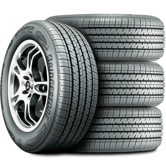 Set of 4 (FOUR) Bridgestone Ecopia H/L 422 Plus 235/55R18 100H (OE) AS All Season A/S Tires Fits: 2006-12 Toyota RAV4 Sport, 2013-15 Toyota RAV4 Limited