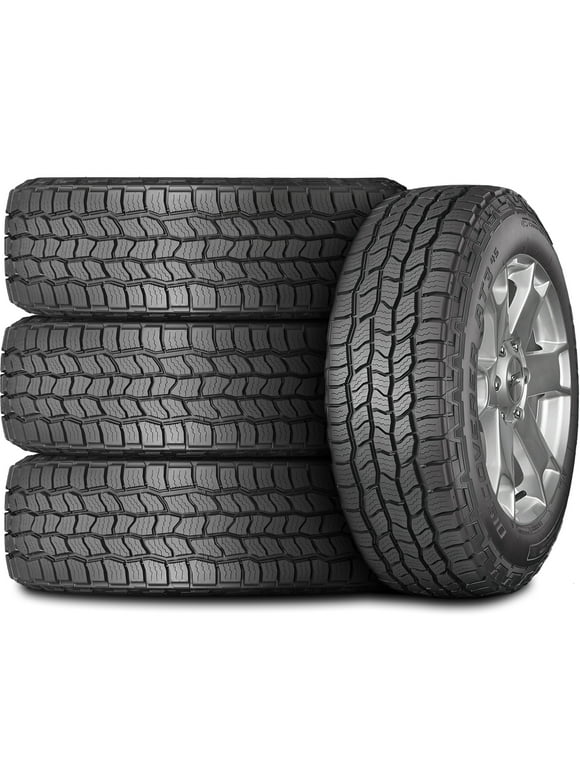 Set of 4 (FOUR) Cooper Discoverer AT3 4S 265/60R18 110T AT A/T All Terrain Tires Fits: 2014-15 Jeep Grand Cherokee Summit, 2017-21 Jeep Grand Cherokee Trailhawk