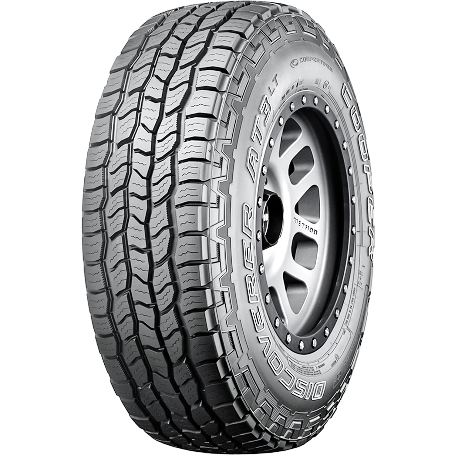 Set of 4 (FOUR) Cooper Discoverer AT3 LT 275/65R18 123/120S E 10 Ply A/T All Terrain Tires Fits: 2019-23 Chevrolet Silverado 1500 LT Trail Boss, 2004-08 Ford F-150 FX4