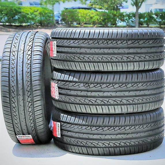 Set of 4 (FOUR) GT Radial Champiro UHP A/S 245/40R18 ZR 97Y XL A/S High Performance Tires Fits: 2006-16 Mercedes-Benz E350 4Matic, 2016-22 Subaru Impreza Base