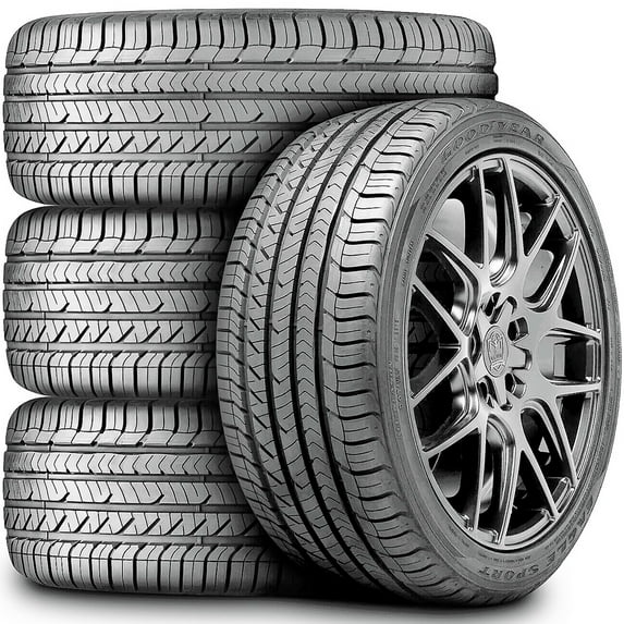Set of 4 (FOUR) Goodyear Eagle Sport All-Season 235/40R18 91W A/S High Performance Tires Fits: 2017-23 Honda Civic Sport Touring, 2021-22 Hyundai Elantra N Line