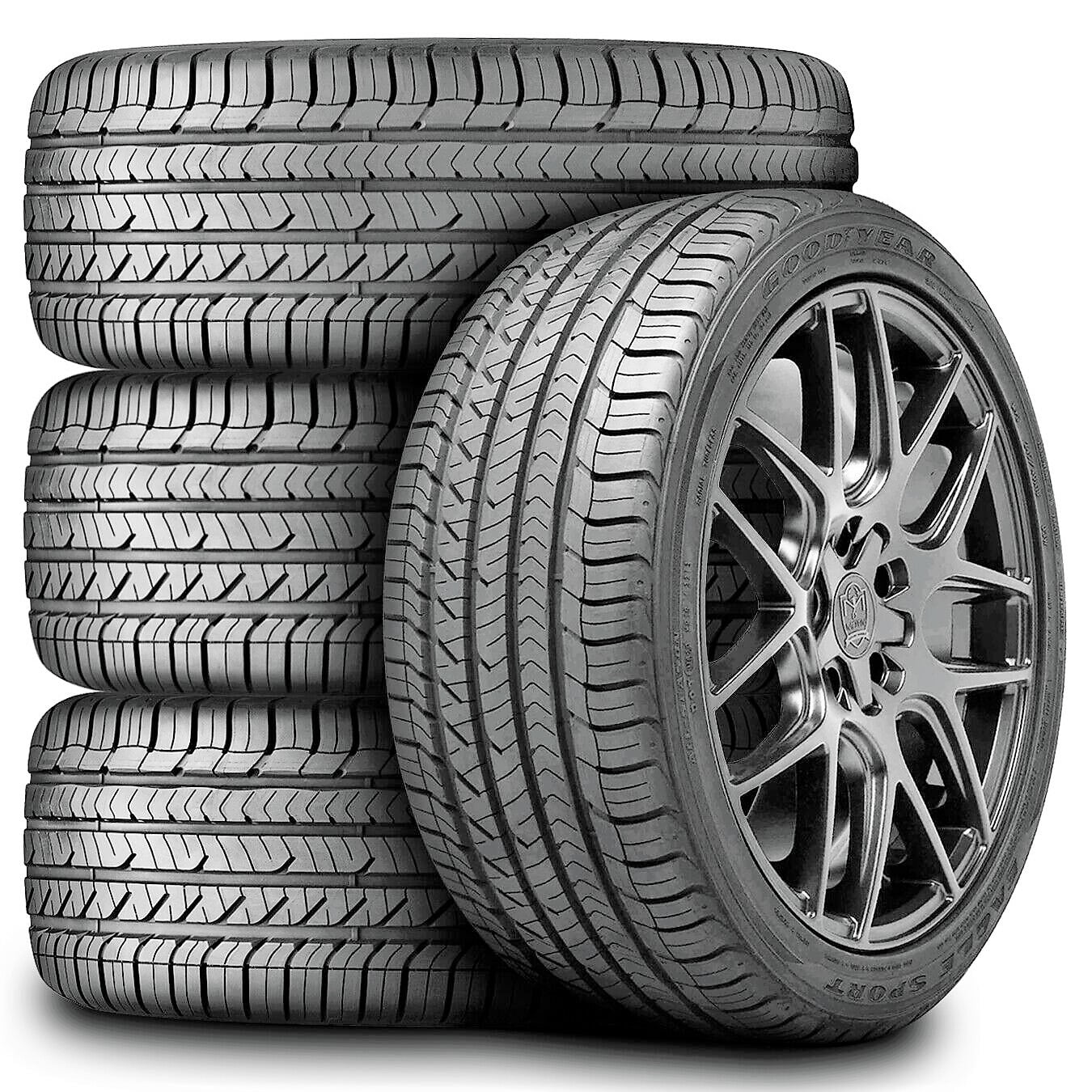Set of 4 (FOUR) Goodyear Eagle Sport AllSeason 235/40R18 91W A/S High