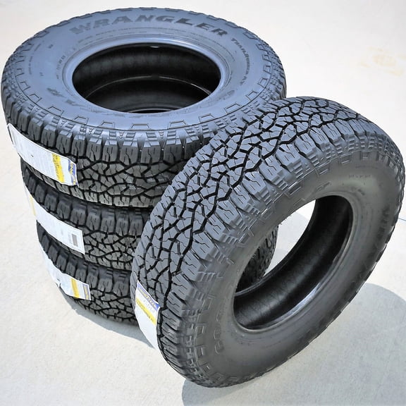 Set of 4 (FOUR) Goodyear Wrangler TrailRunner AT LT 275/65R20 Load E 10 Ply All Terrain Tires Fits: 2020-23 GMC Sierra 2500 HD AT4, 2011-22 Ford F-250 Super Duty Lariat