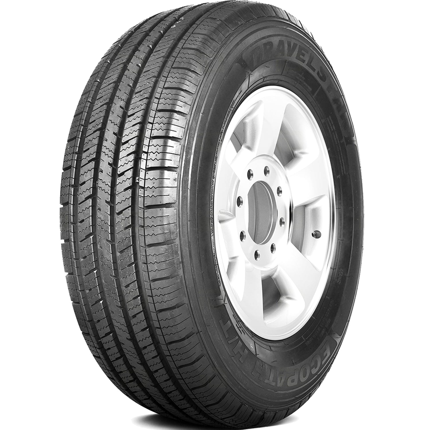 Set of 4 (FOUR) Travelstar Ecopath H/T LT 225/75R16 Load E 10 Ply Light Truck Tires Fits: 2010-16 Jeep Wrangler Unlimited Sport, 2003-04 Jeep Grand Cherokee Laredo