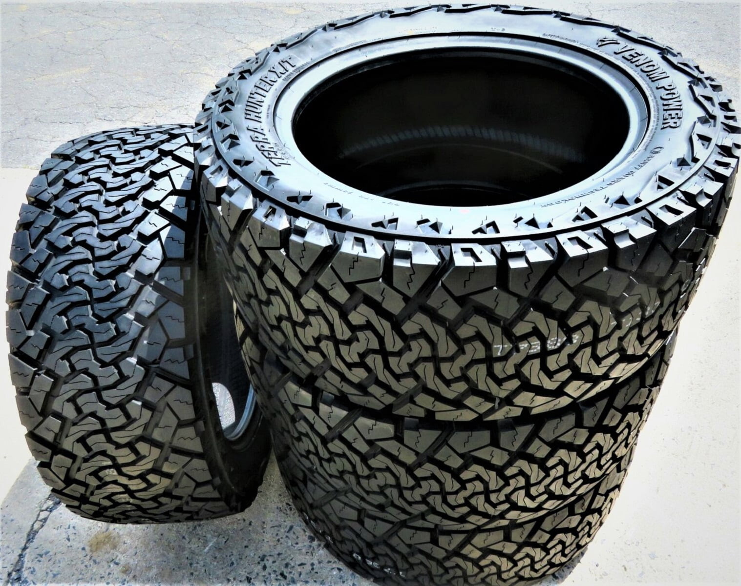Set Of 4 FOUR Venom Power Terra Hunter X T LT 285 50R20 31x11R20 Load set-of-4-four-venom-power-terra-hunter-x-t-lt-285-50r20-31x11r20-load