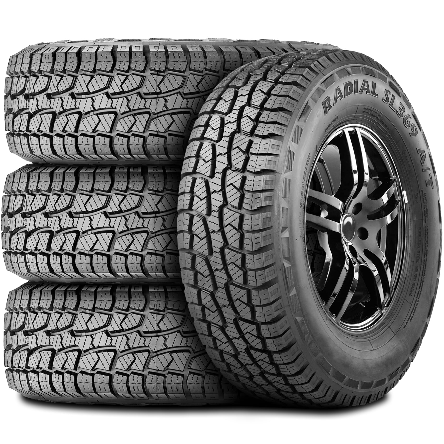 Set of 4 (FOUR) Westlake Radial SL369 A/T LT 275/65R20 Load E (10 Ply) AT All Terrain Tires Fits: 2020-23 GMC Sierra 2500 HD AT4, 2011-22 Ford F-250 Super Duty Lariat