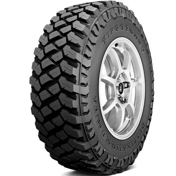 Set of 4 Firestone Destination M/T2 LT245/75R17 121/118Q E Off-Road Truck Mud Tires FS003459 / 245/75/17 / 2457517 Fits: 2011-13 Chevrolet Silverado 2500 HD WT