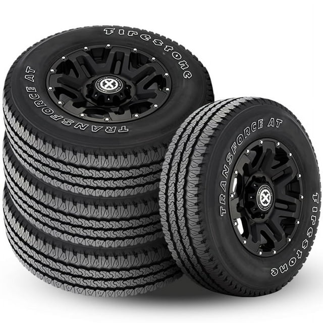 Set of 4 Firestone Transforce AT LT285/60R20 125/122R OWL All Terrain