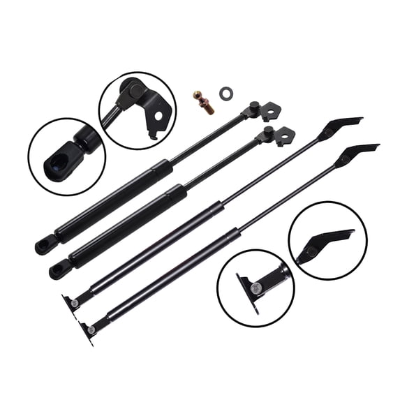 Set 4 Front Hood-Rear Tailgate Lift Support For 1991 Toyota Camry Wagon 4 Door