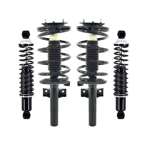 Set 4 Front Quick Complete Strut-Coil Spring-Rear Complete Shock For 2004-2007 Ford Freestar