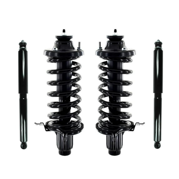 Set 4 Front Quick Complete Strut-Coil Spring-Rear Shock Absorber For 1999-2002 KIA Sportage