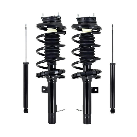Set 4 Front Quick Complete Strut-Coil Spring-Rear Shock For 2000-2005 Ford Focus