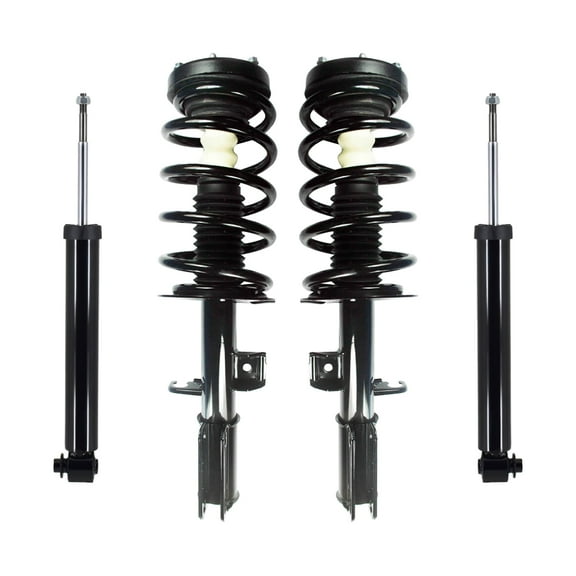 Set 4 Front Quick Complete Strut-Coil Spring-Rear Shock For 2001-2006 BMW X5 3.0i