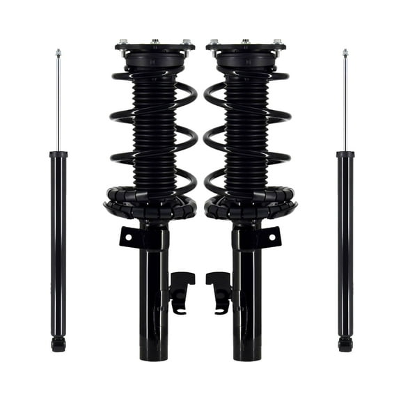 Set 4 Front Quick Complete Strut-Coil Spring-Rear Shock For 2005-2010 Volvo V50 L5 Wagon FWD
