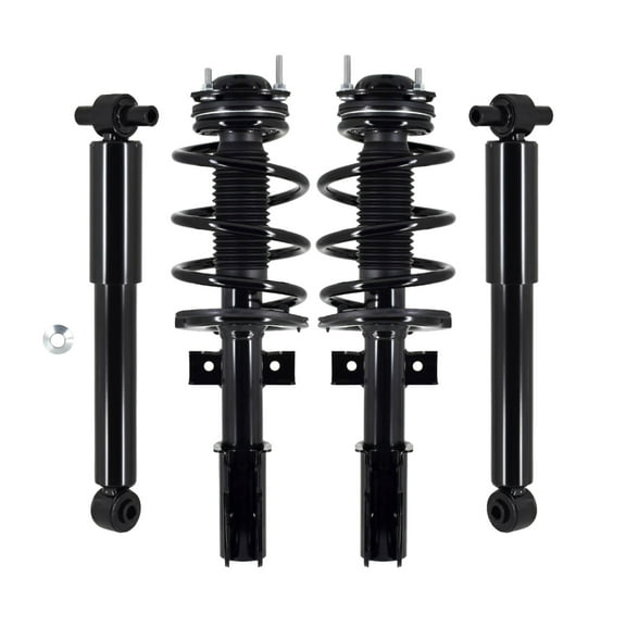 Set 4 Front Quick Complete Strut-Coil Spring-Rear Shock For 2008-2012 Buick Enclave V6 3.6L