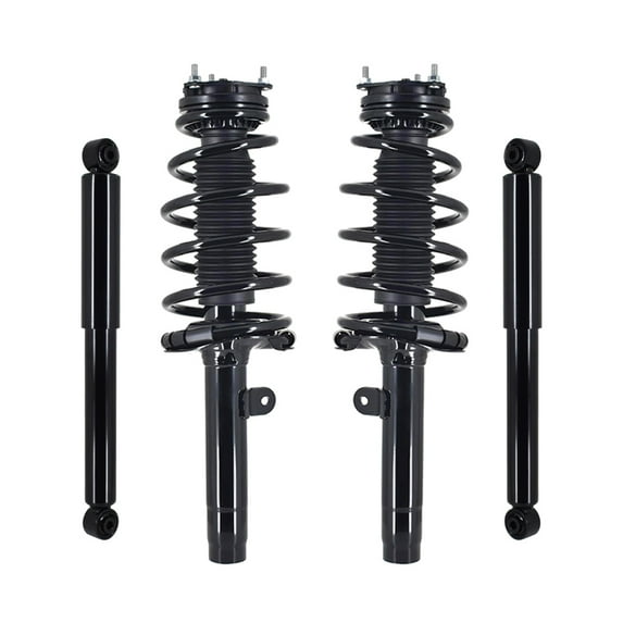Set 4 Front Quick Complete Strut-Coil Spring-Rear Shock For 2010-2013 Ford Transit Connect