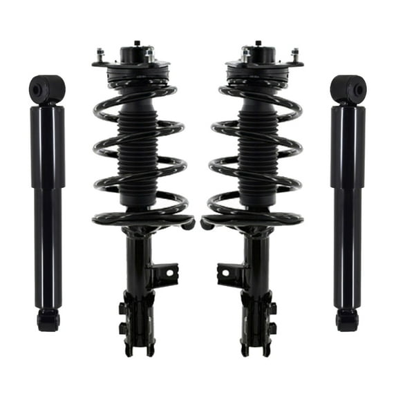 Set 4 Front Quick Complete Strut-Coil Spring-Rear Shock For 2010-2013 KIA Forte Sedan