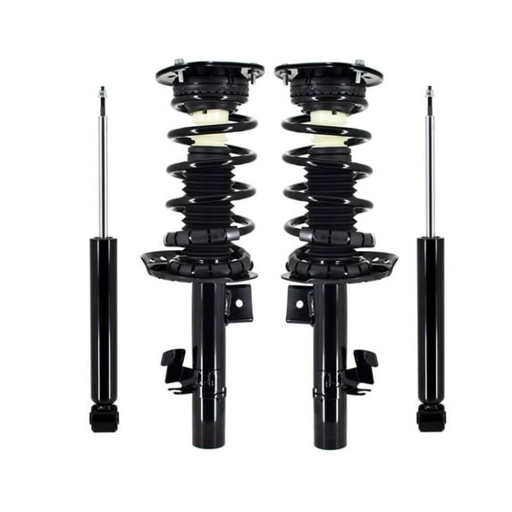 Set 4 Front Quick Complete Strut-Coil Spring-Rear Shock For 2011-2019 Volvo S60