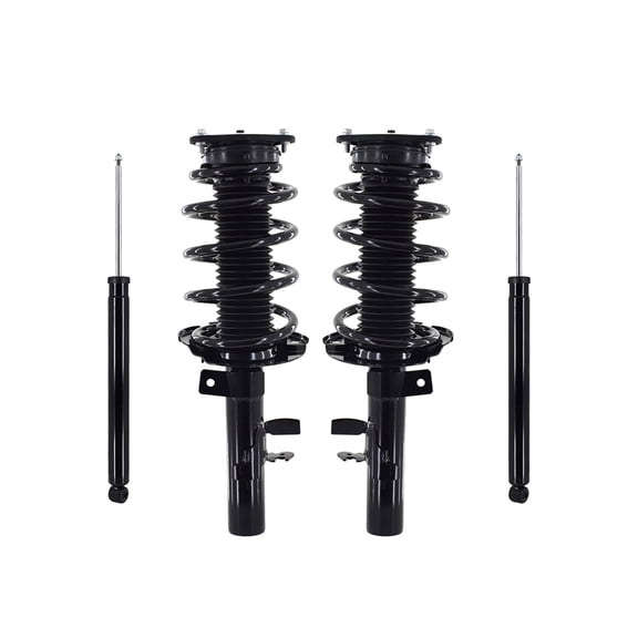 Set 4 Front Quick Complete Strut-Coil Spring-Rear Shock For 2013-2016 Ford C-Max Energi SEL