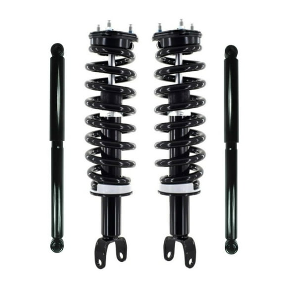 Set 4 Front Quick Complete Strut-Coil Spring-Rear Shock For 2014-2018 RAM 1500 4WD