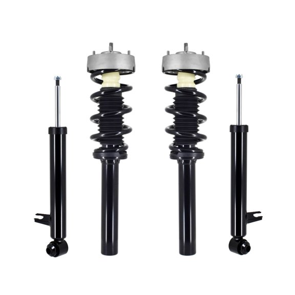 Set 4 Front Quick Complete Strut-Coil Spring-Rear Shock For 2015-2019 BMW X6 xDrive35i
