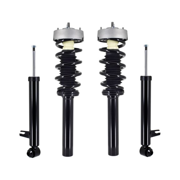 Set 4 Front Quick Complete Strut-Coil Spring-Rear Shock For 2015-2019 BMW X6 xDrive50i