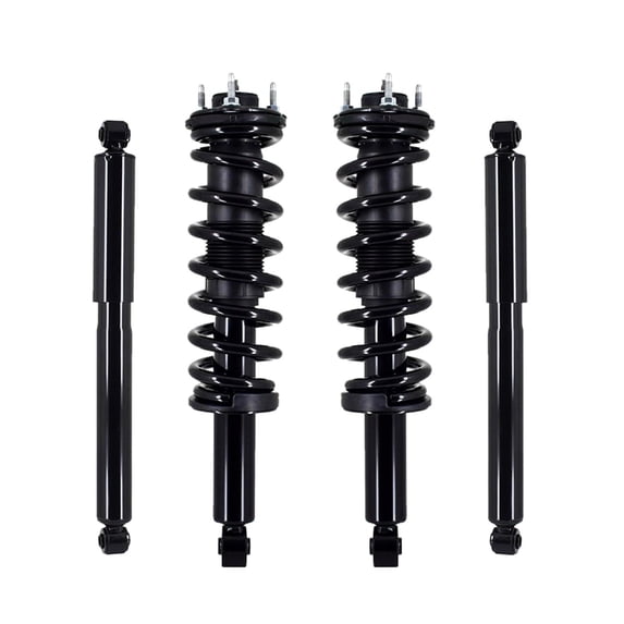 Set 4 Front Quick Complete Strut-Coil Spring-Rear Shock For 2015-2022 Chevrolet Colorado RWD Gas