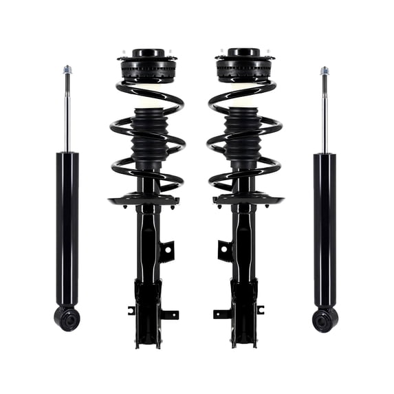 Set 4 Front Quick Complete Strut-Coil Spring-Rear Shock For 2017-2023 Chrysler Pacifica