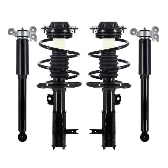 Set 4 Front Quick Complete Strut-Coil Spring-Rear Shock Kit For 2016-2023 Chevrolet Malibu