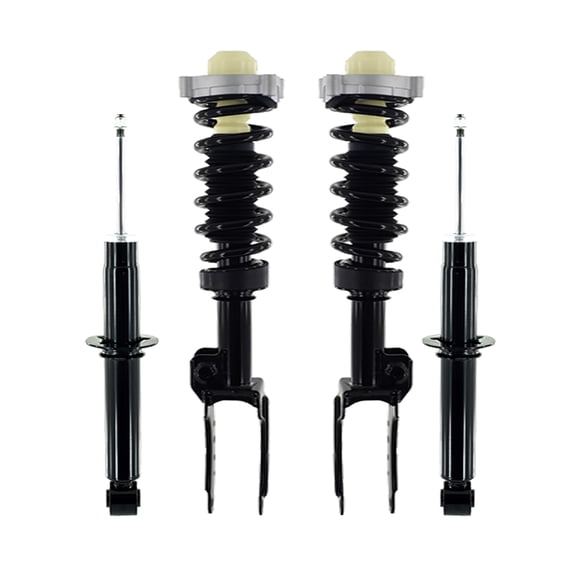 Set 4 Front Quick Complete Strut-Coil Spring-Rear Strut For 2006 2008-2010 Porsche Cayenne