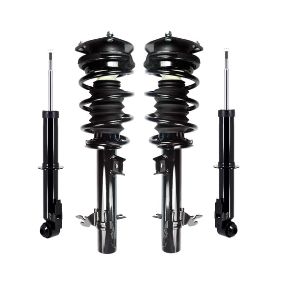 Set 4 Front Quick Complete Strut-Coil Spring-Rear Strut For 2011-2016 Mini Cooper Countryman