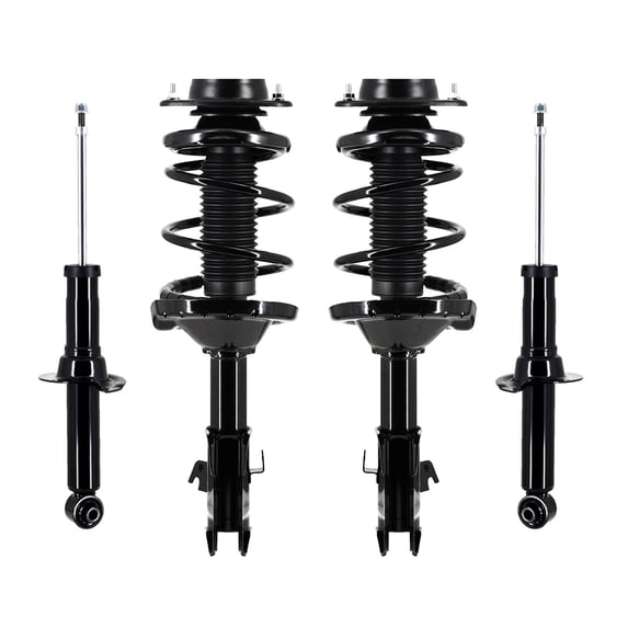 Set 4 Front Quick Complete Strut-Coil Spring-Rear Strut For 2018 Subaru Forester 2.0