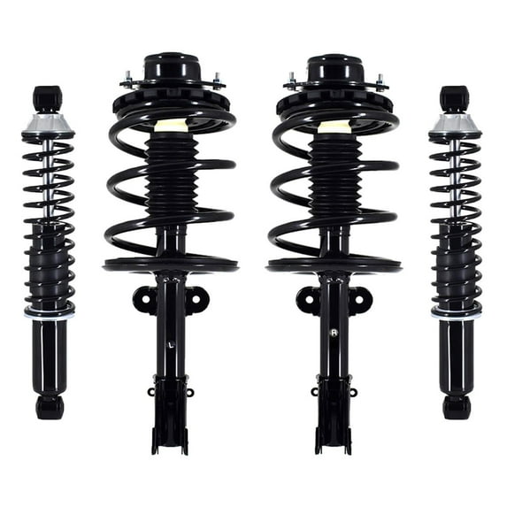 Set 4 Front Quick Complete Strut-Rear Complete Shock For 1995-2000 Dodge Caravan